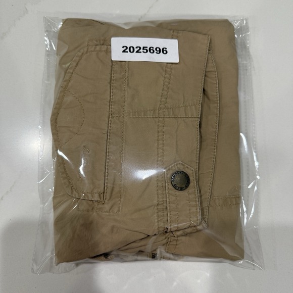 Lauren Ralph Lauren Cargo Pants Womens 8 Tan Ankle Length‎ Pockets Hiking Travel - Picture 16 of 16
